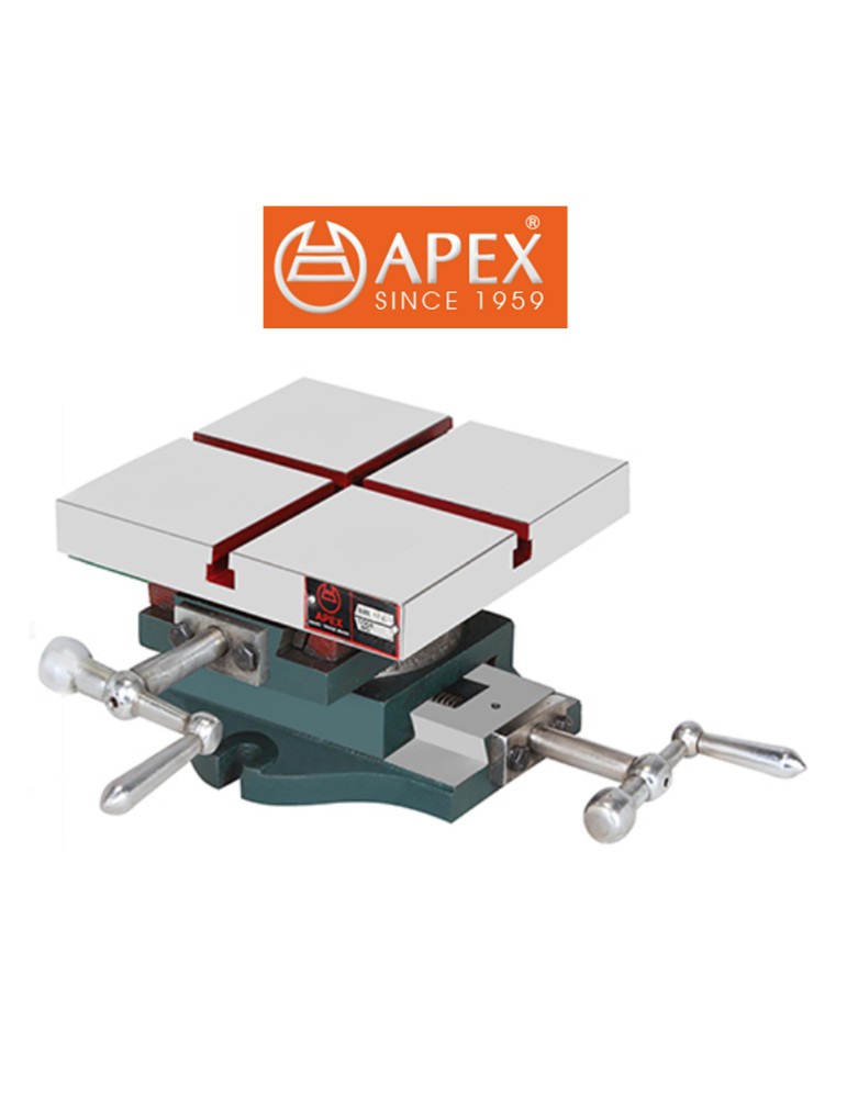 APEX Code 706  Compound Sliding Table (With swivel graduated Base) (Size : 8x8")